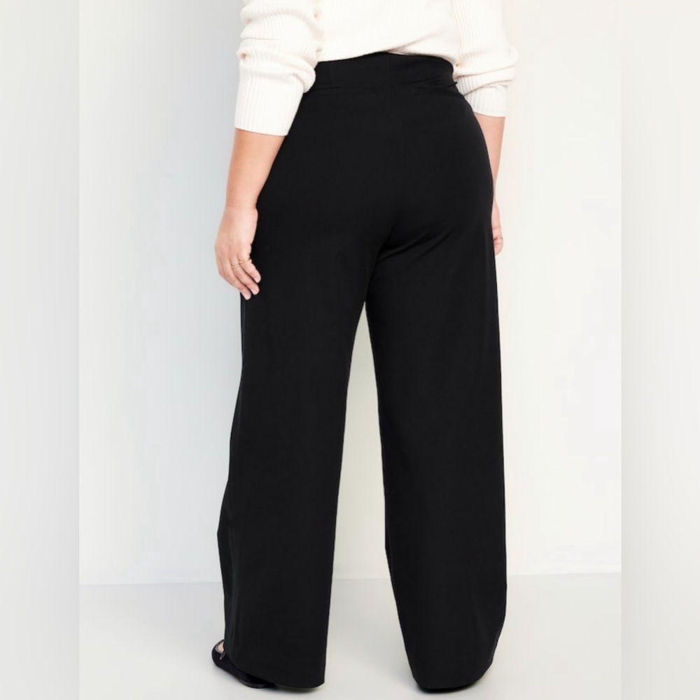 NWOT! Black High-Waisted Pull-On Pixie Wide-Leg Pants for Women - Multiple 🩶🩶 - Picture 8 of 8